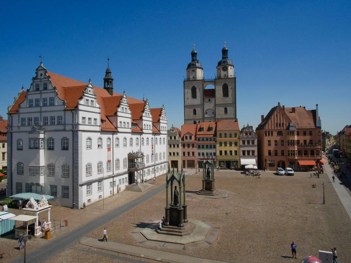 Wohnen Im Ehemaligen Kaminstudio Mit Klimaanlage Wittenberg Exterior foto